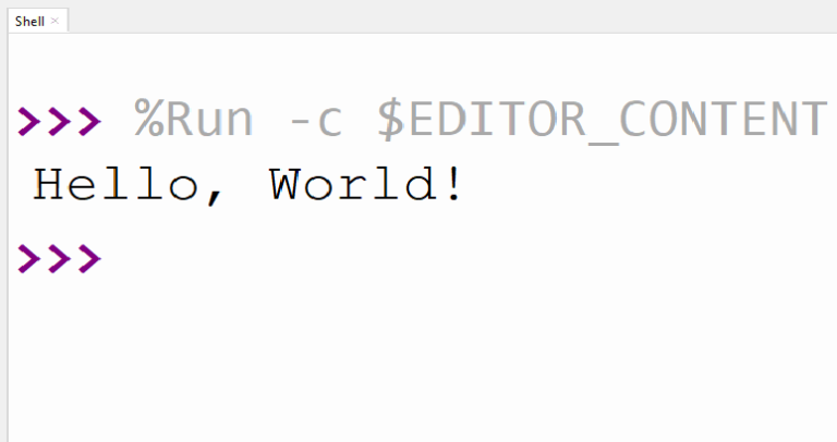 Python Basics – Hello, World!